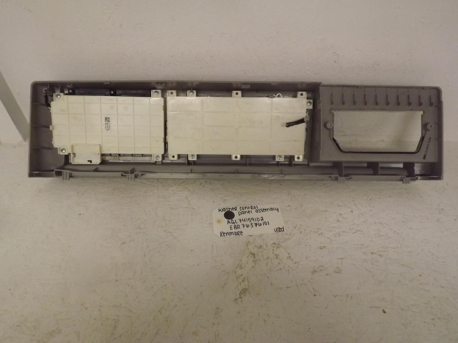 Kenmore Washer AGL74159102 EBR76376101 Control Panel Assembly Used Kenmore Washer AGL74159102 EBR76376101 Control Panel Assembly Used